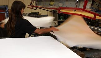Our printing department in action.
